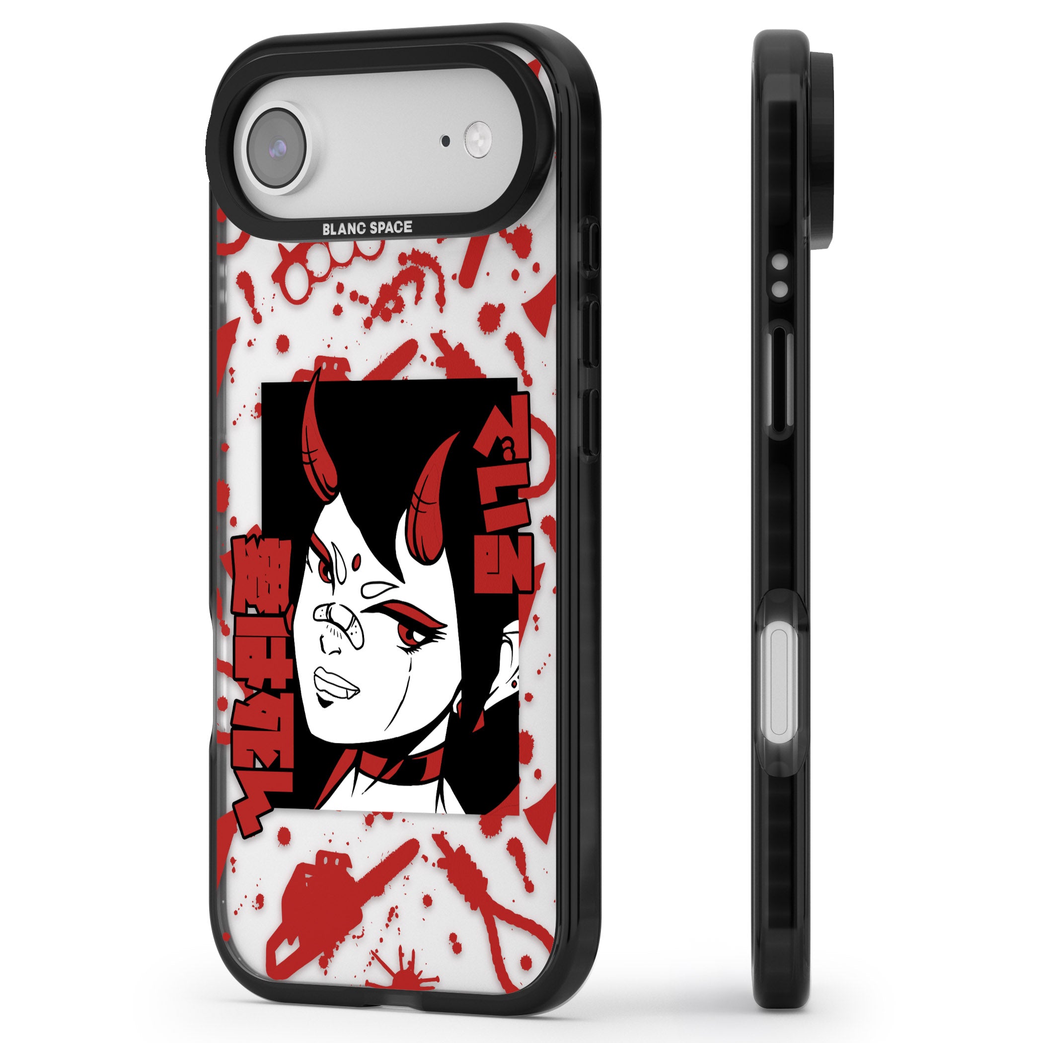 She'S A Devil iPhone 17 Air Impact Black Phone Case Side Profile
