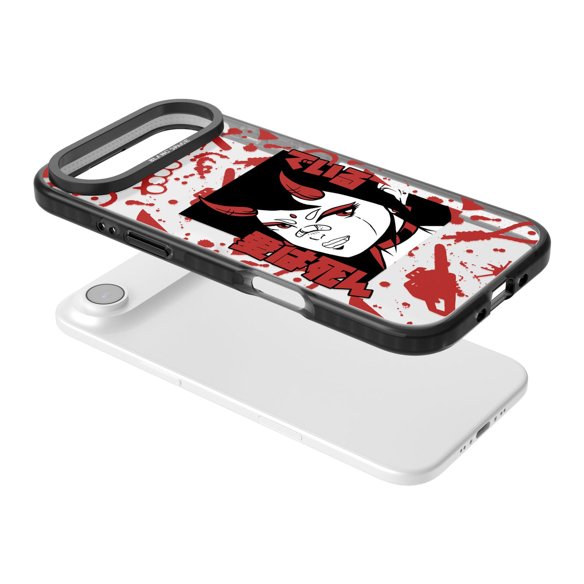 She's a Devil iPhone Air Impact Black Phone Case angled