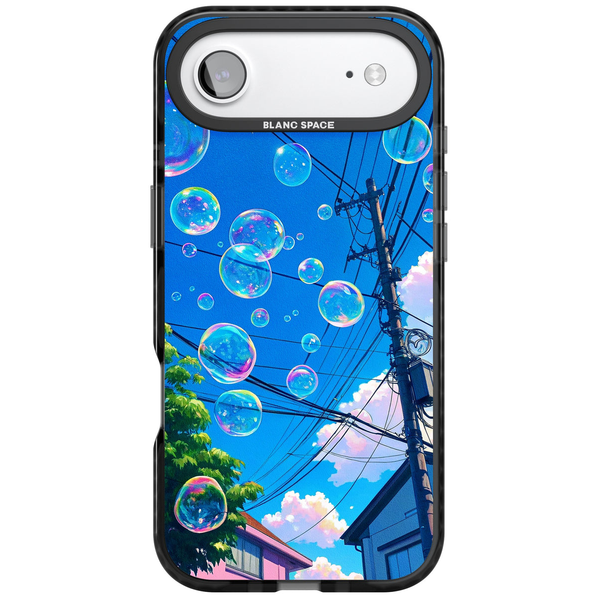 Suburban Bubbles iPhone Air Impact Black Phone Case front