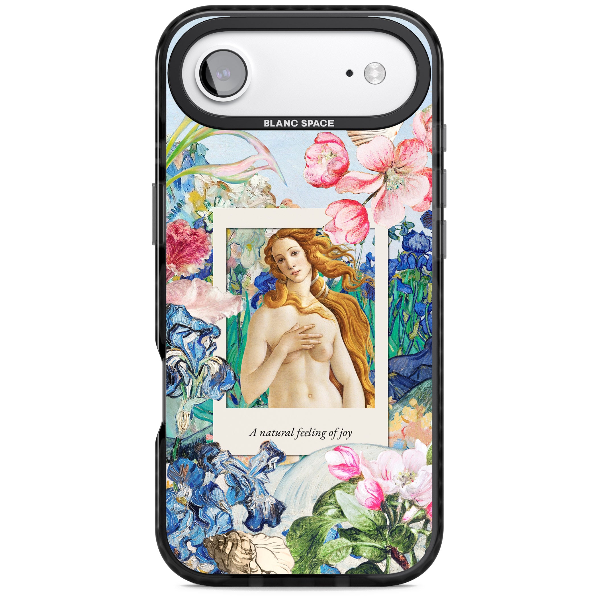 Botticelli Venus iPhone 17 Air Impact Black Phone Case