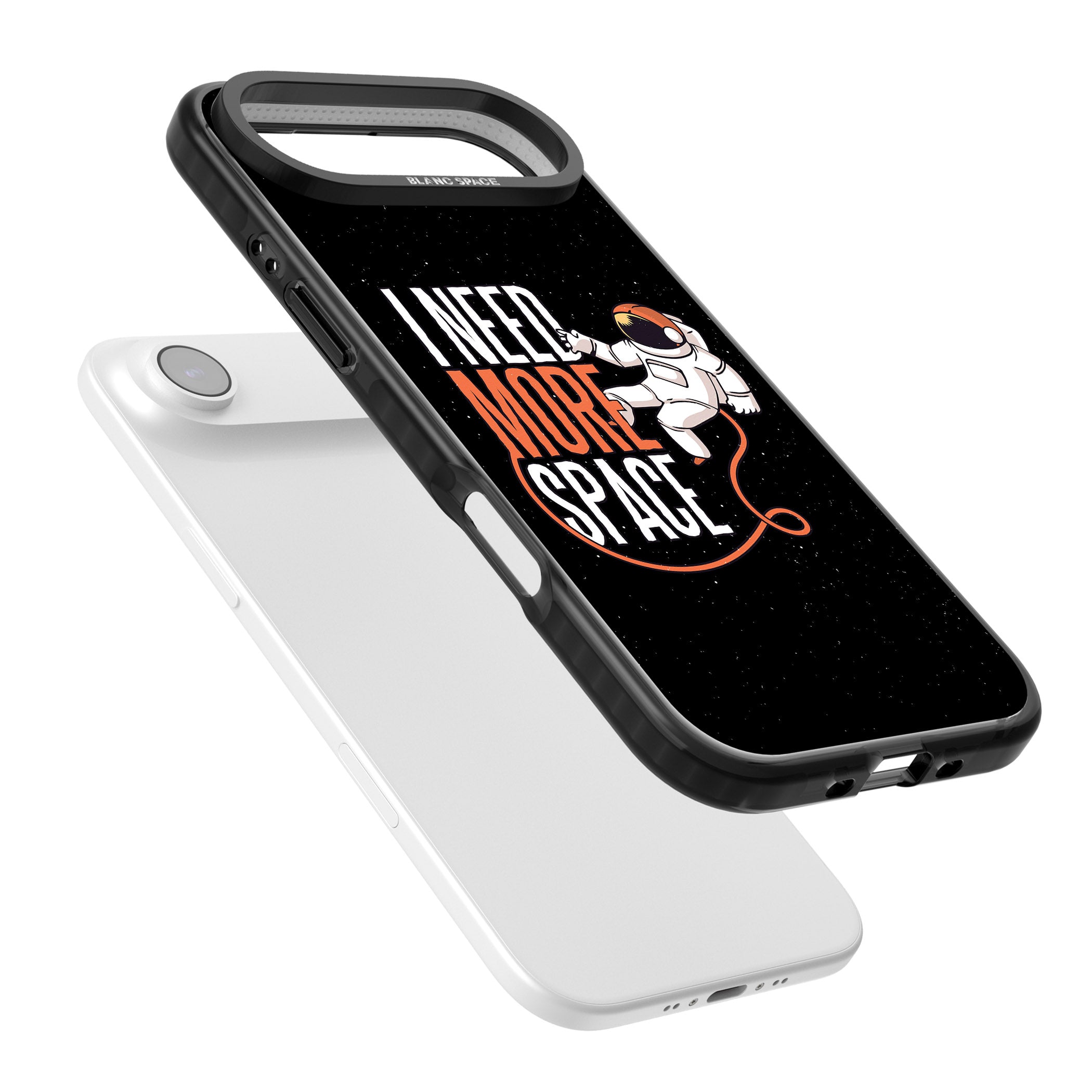 I Need More Space iPhone 17 Air Impact Black Phone Case Colours