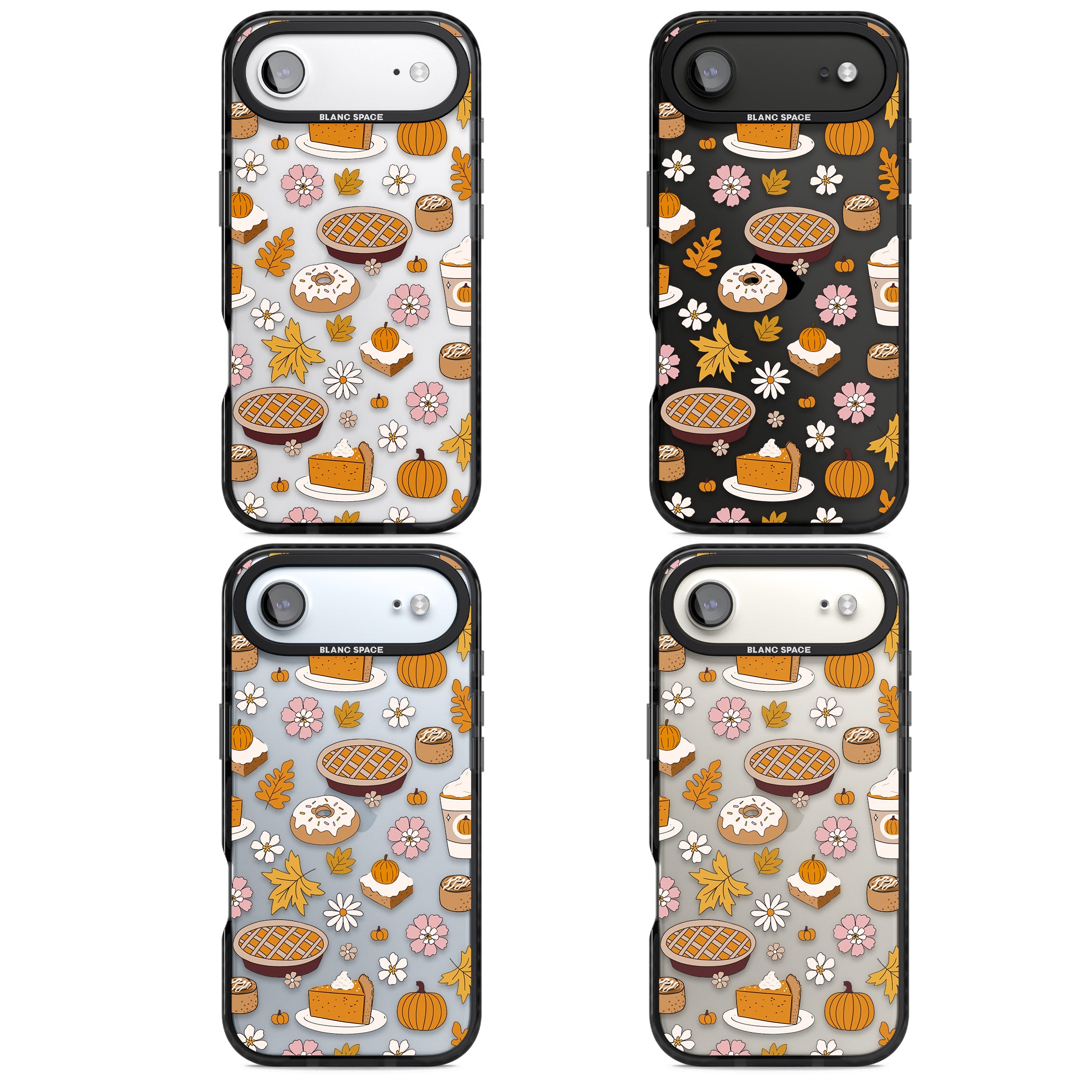 Pumpkin Pie Autumn Treats iPhone 17 Air Impact Black Phone Case APT Impact Protection