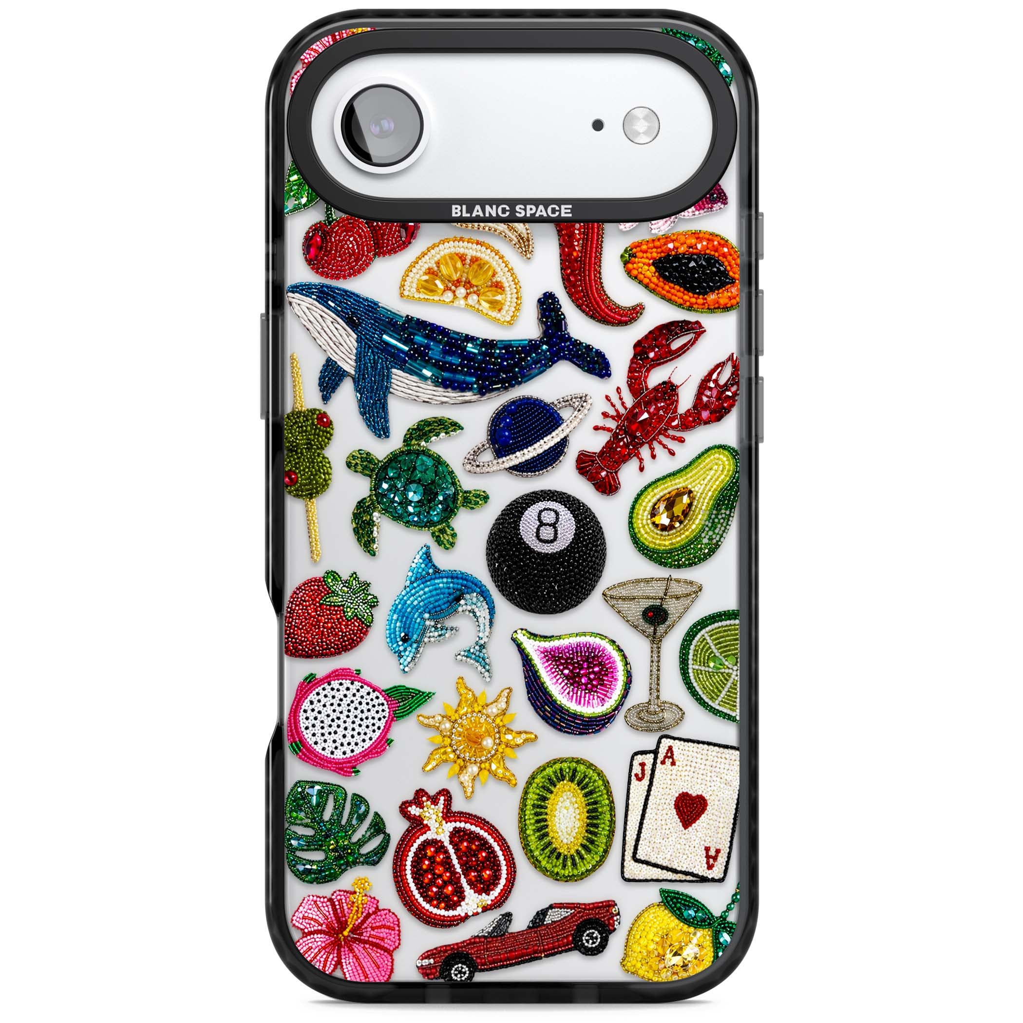 Beaded Mix cute iPhone case | Clear Impact case for iPhone Air