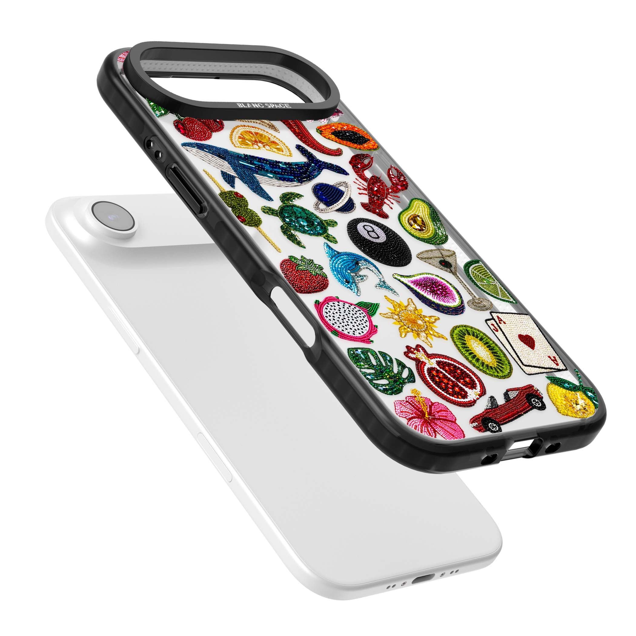 Beaded Mix cute iPhone case | Clear Impact case for iPhone Air