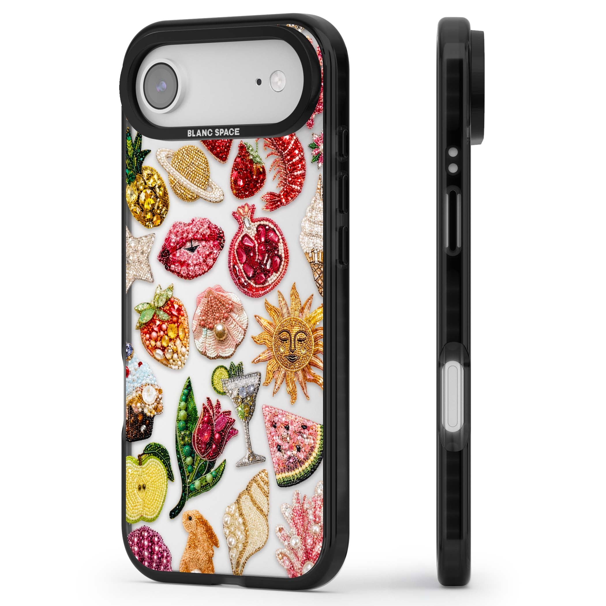 Beaded Riviera coquette iPhone case | Clear Impact case for iPhone Air
