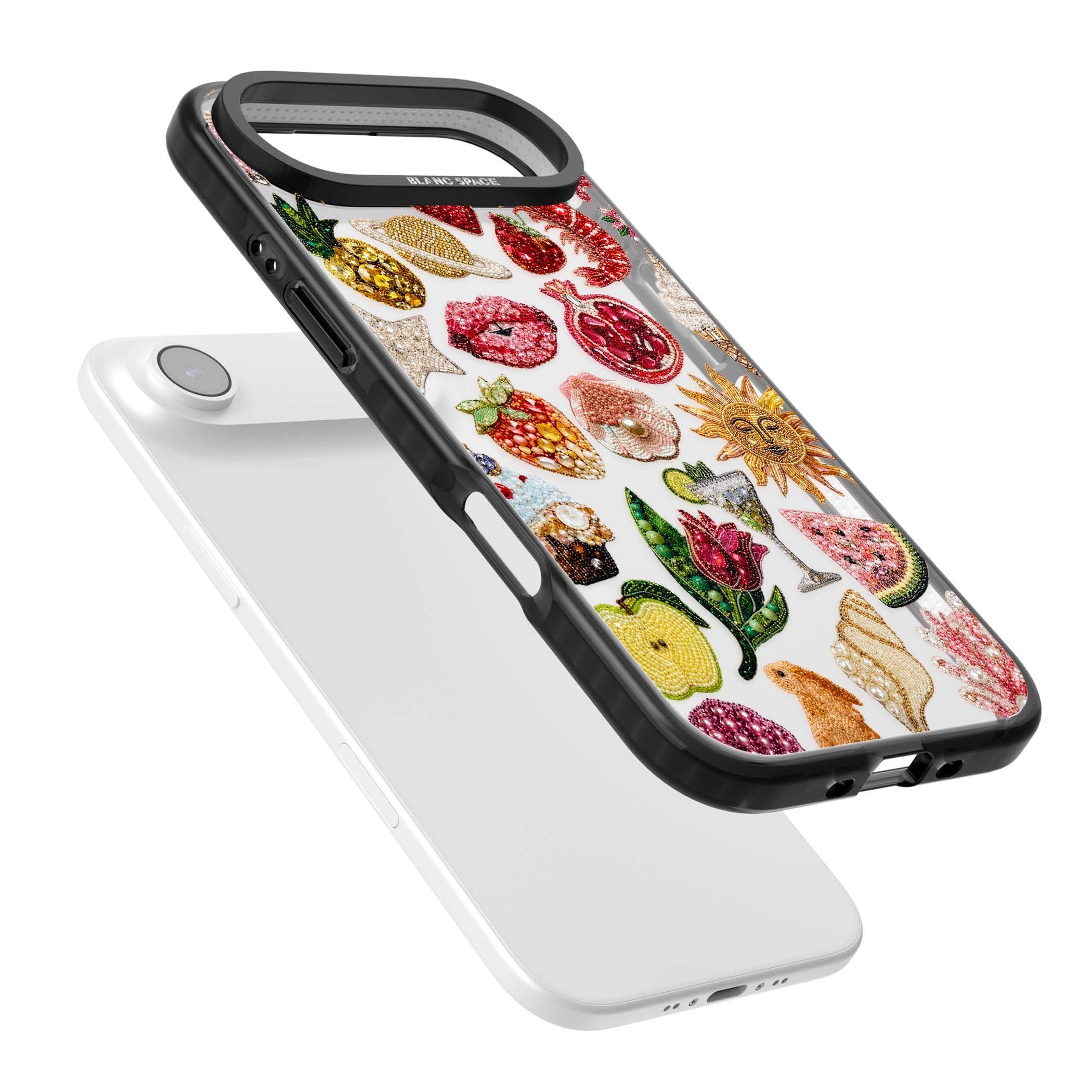 Beaded Riviera coquette iPhone case | Clear Impact case for iPhone Air