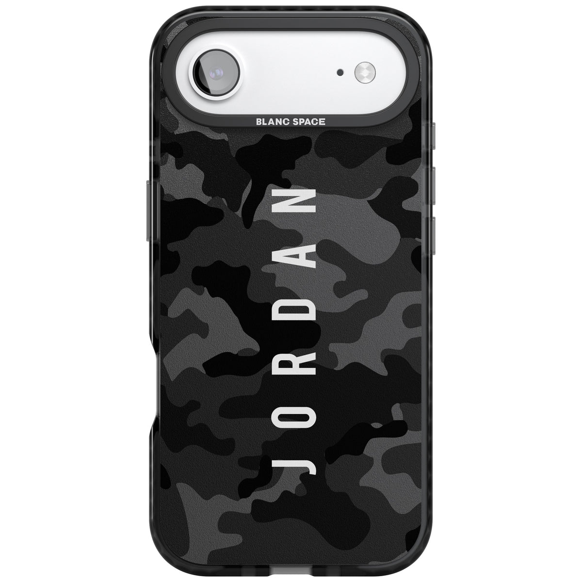 Personalised Urban Camo iPhone Air Impact Black Phone Case front