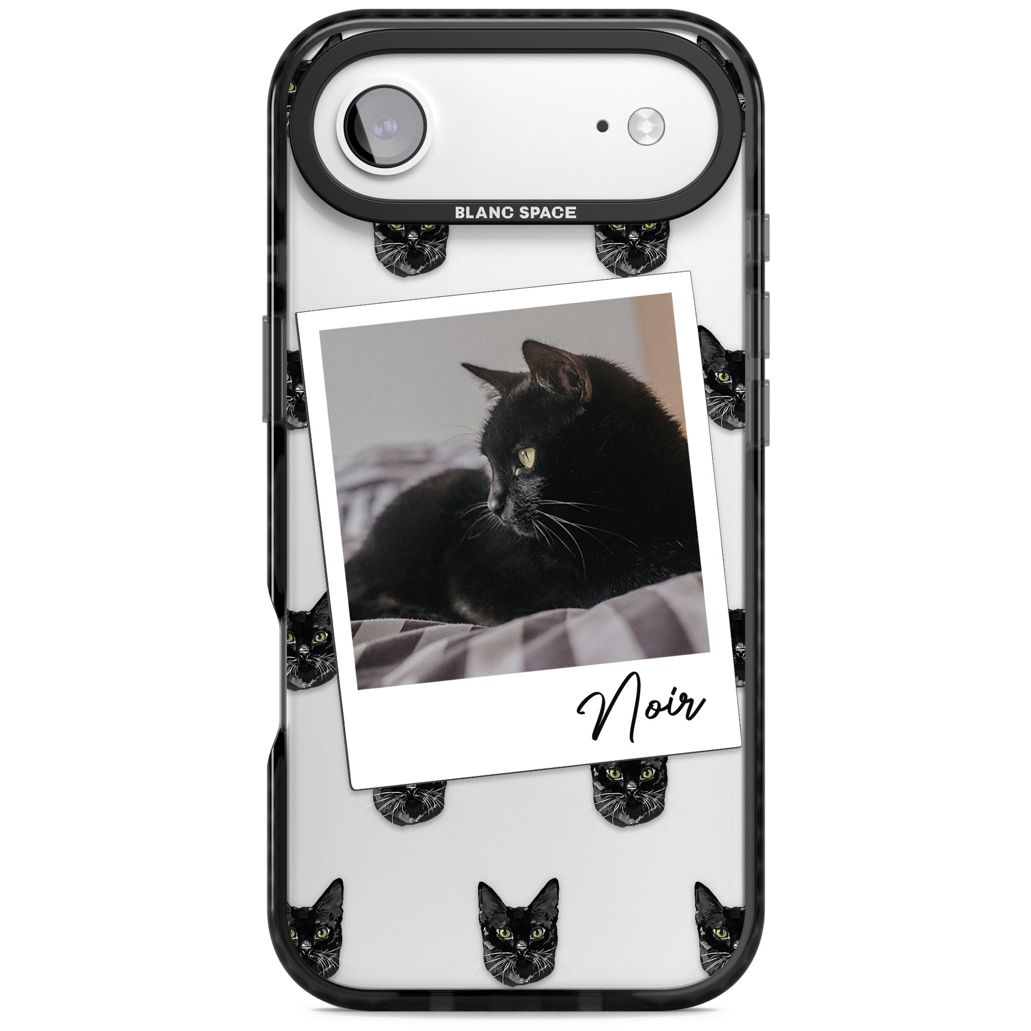 Personalised Bombay Cat Photo iPhone 17 Air Impact Black Phone Case