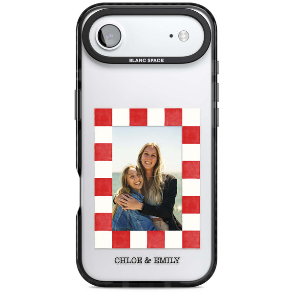 Personalised Red Check Photo