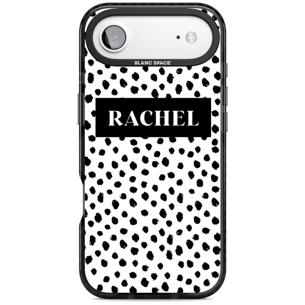 Personalised Black Dot Pattern