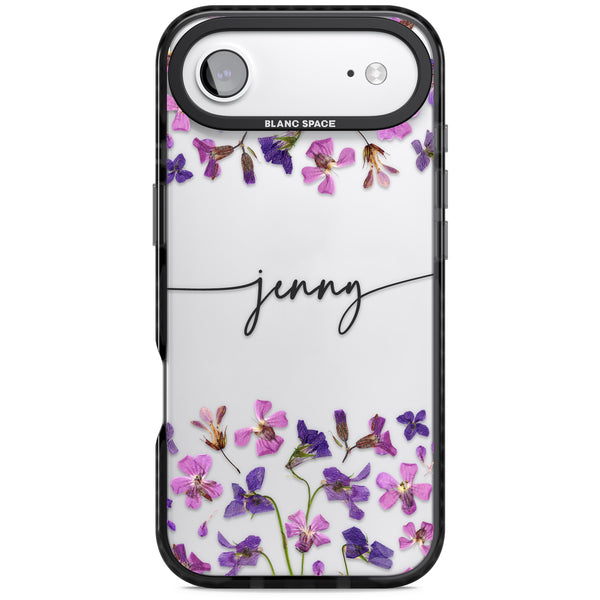 Personalised Purple Wildflowers
