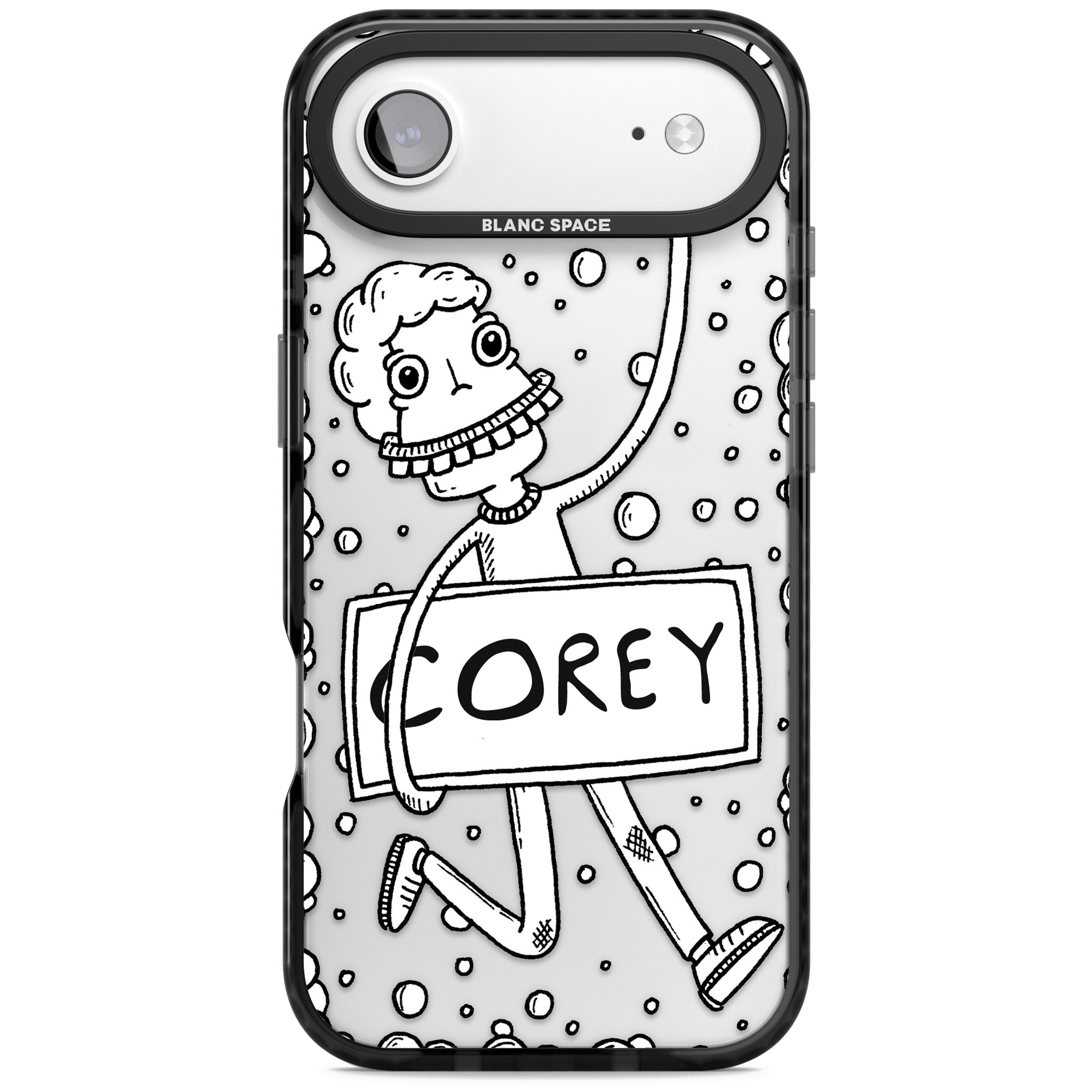 Personalised Banner Boy iPhone 17 Air Impact Black Phone Case