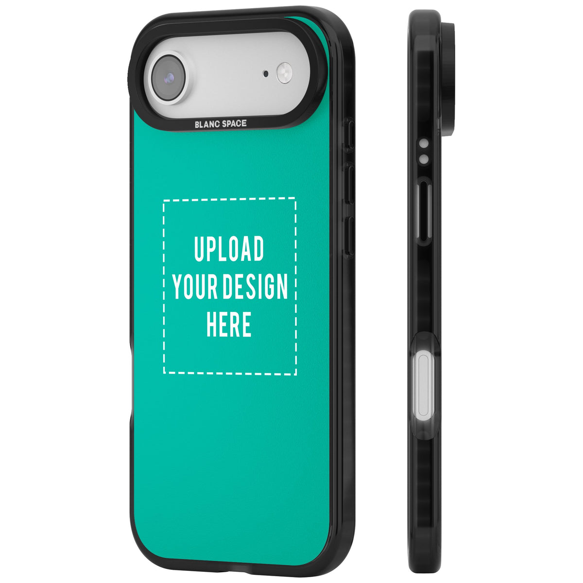 Personalised Your Own Design iPhone Air Impact Black Phone Case side