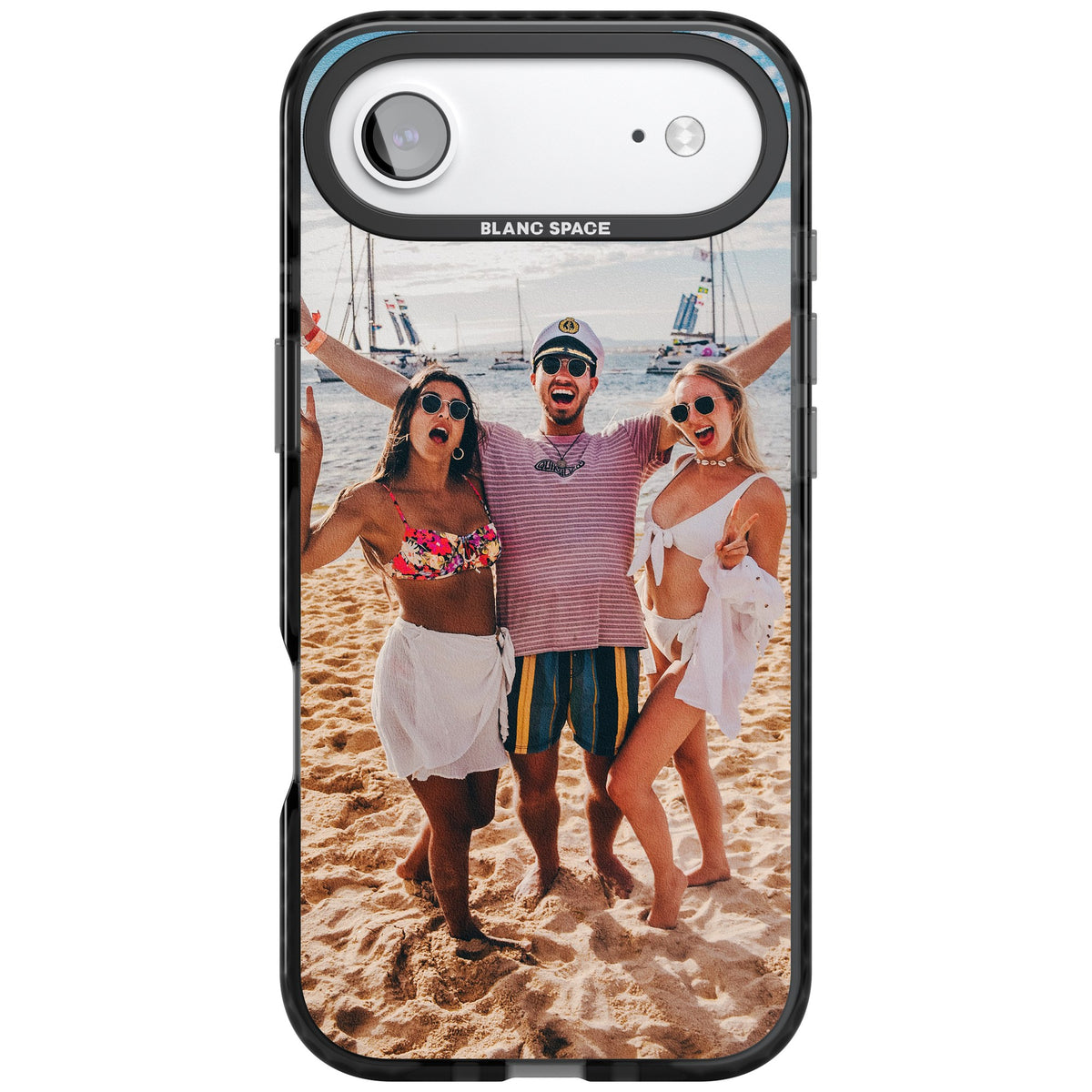 Personalised Photo iPhone Air Impact Black Phone Case front