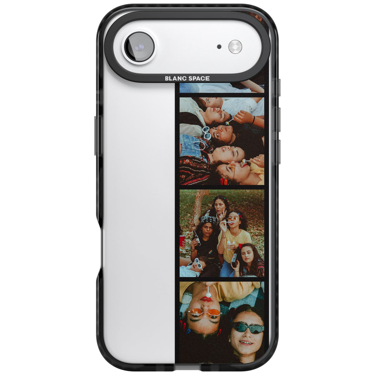 Personalised Photo Strip iPhone Air Impact Black Phone Case front