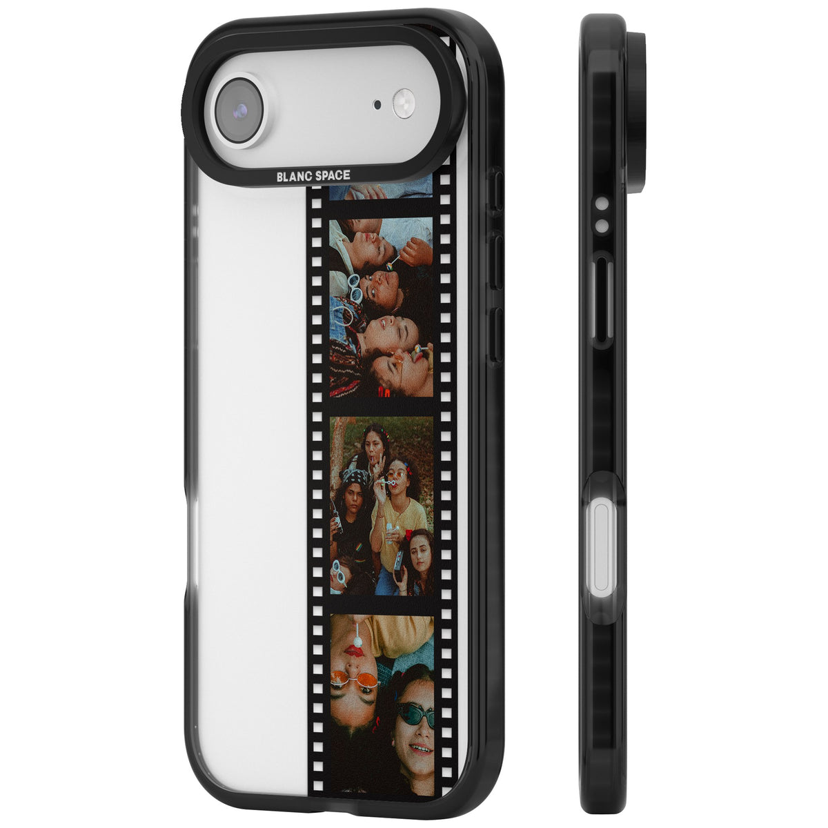 Personalised Photo Film Strip iPhone Air Impact Black Phone Case side