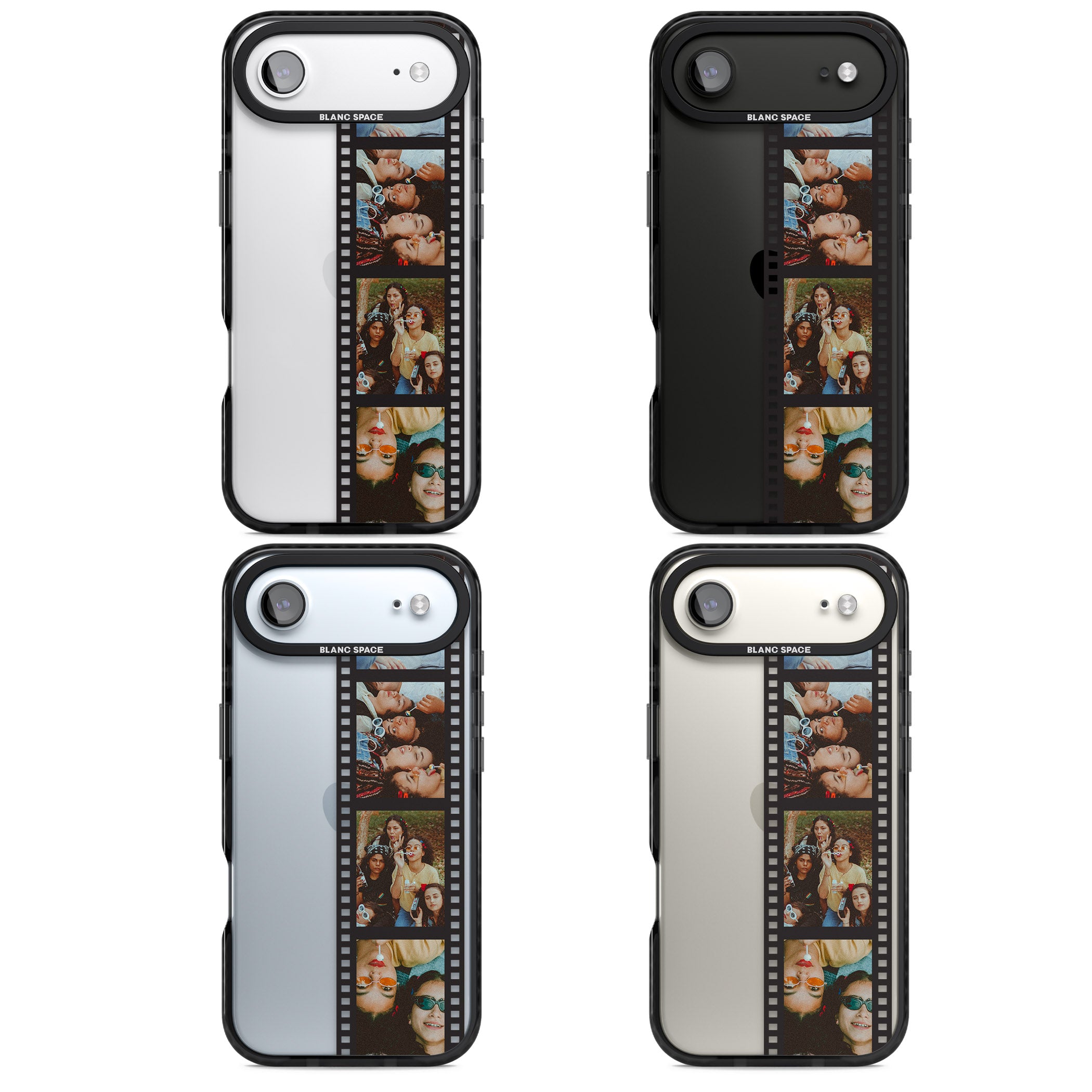 Personalised Photo Film Strip iPhone 17 Air Impact Black Phone Case APT Impact Protection