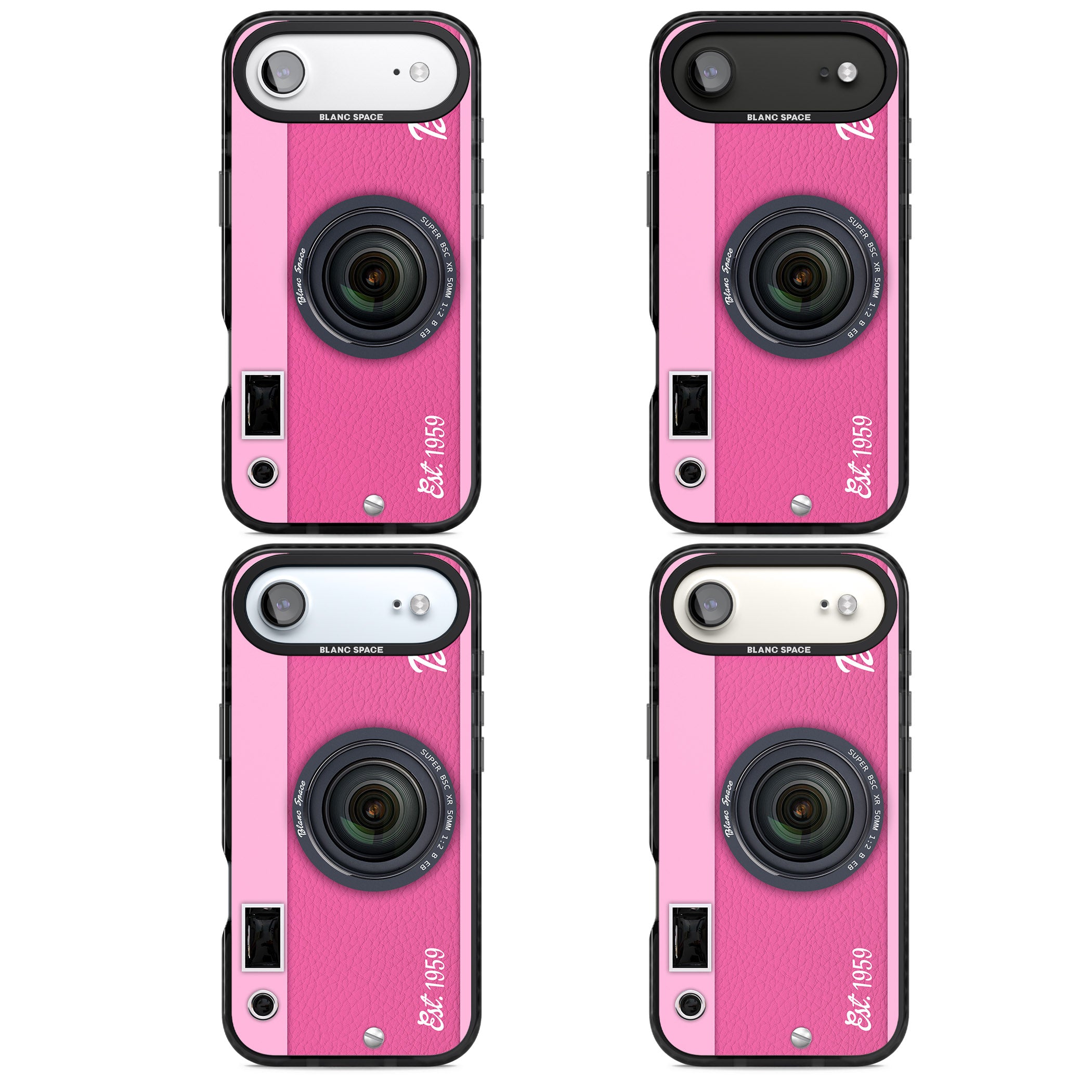 Personalised Pink Dream Camera iPhone 17 Air Impact Black Phone Case APT Impact Protection