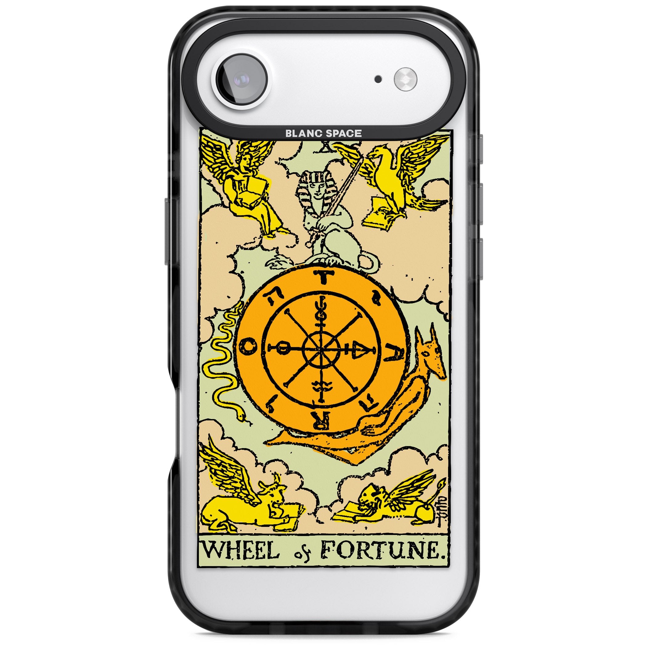 Personalised Wheel Of Fortune Tarot Card (Color) iPhone 17 Air Impact Black Phone Case