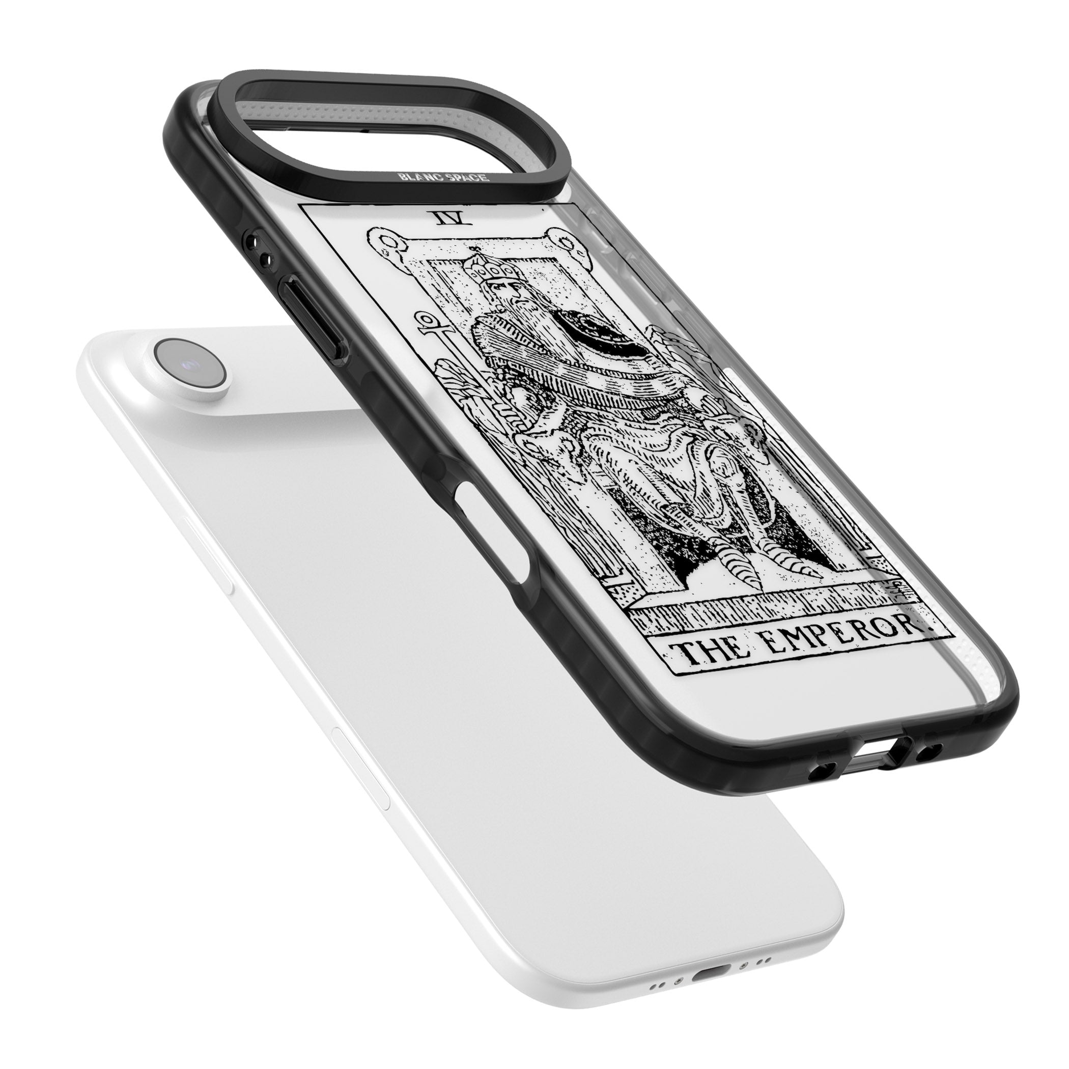 Personalised The Emperor Tarot iPhone 17 Air Impact Black Phone Case Colours
