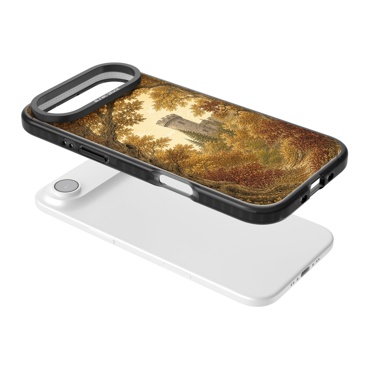 Autumn Keep iPhone Air Impact Black Phone Case angled