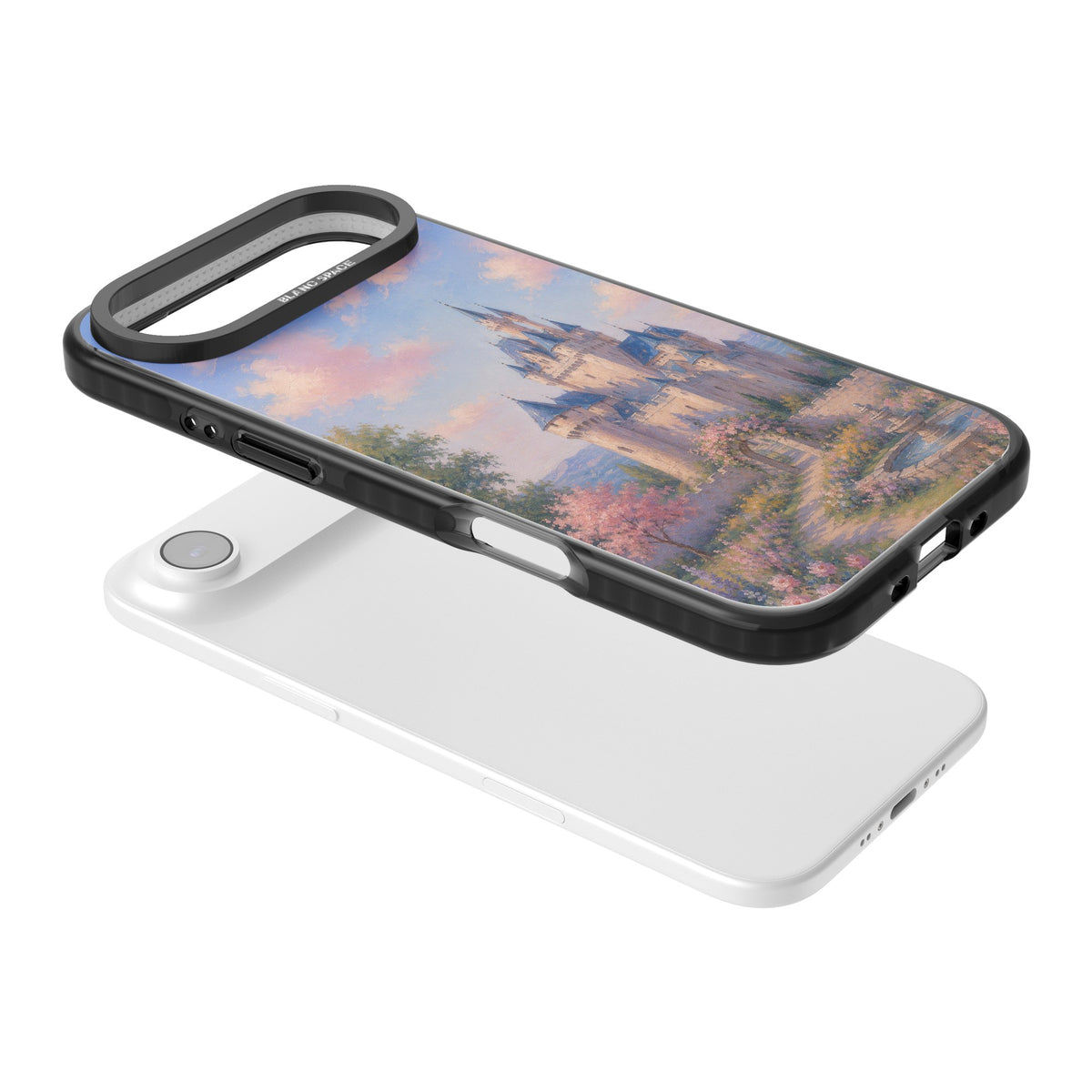 Enchanted Kingdom iPhone Air Impact Black Phone Case angled