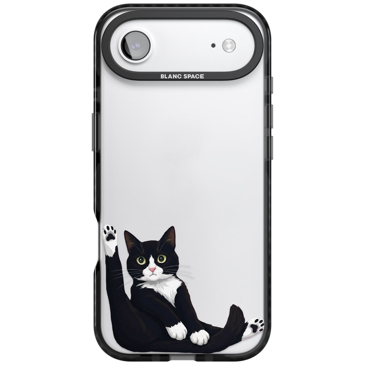 Mid-Groom Cat iPhone Air Impact Black Phone Case front
