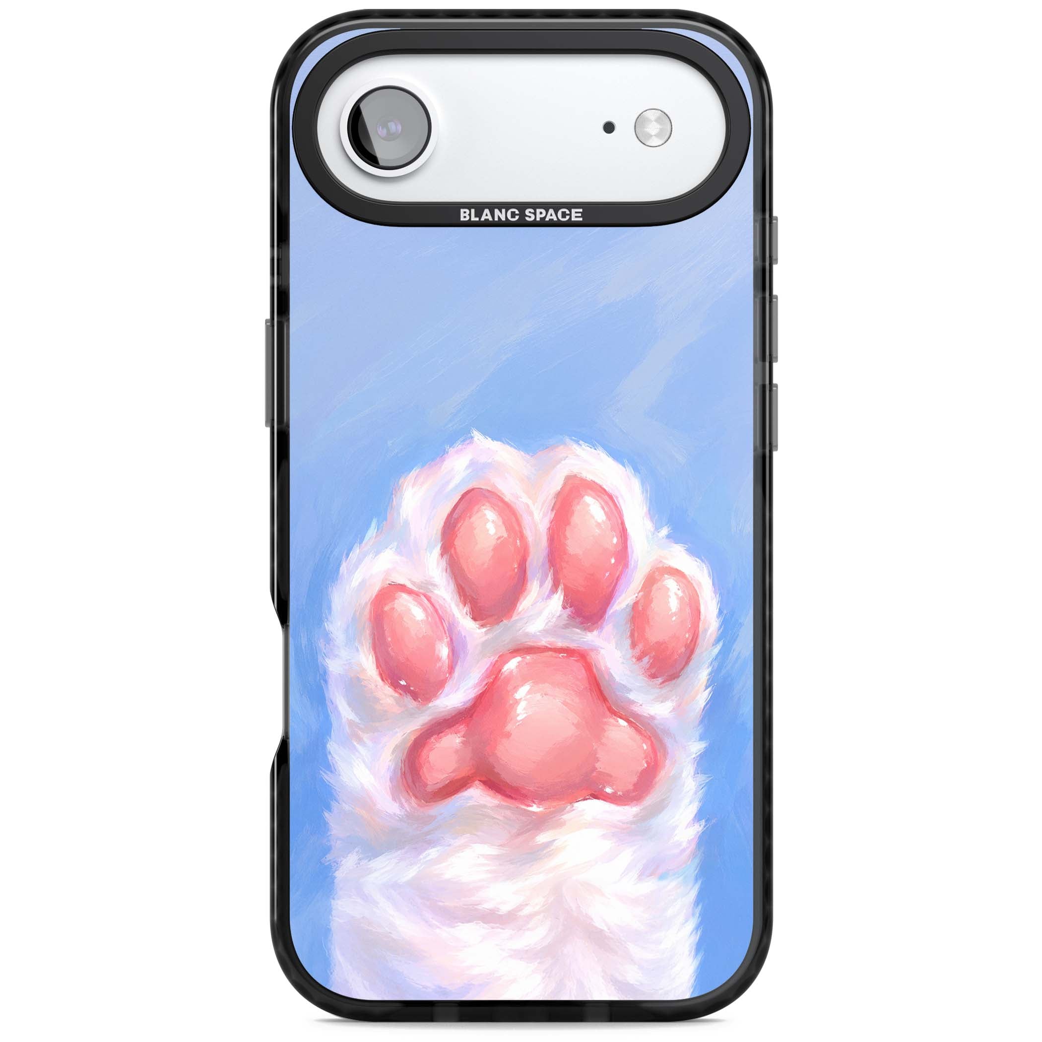 Soft White Paw cute iPhone case | Clear Impact case for iPhone Air