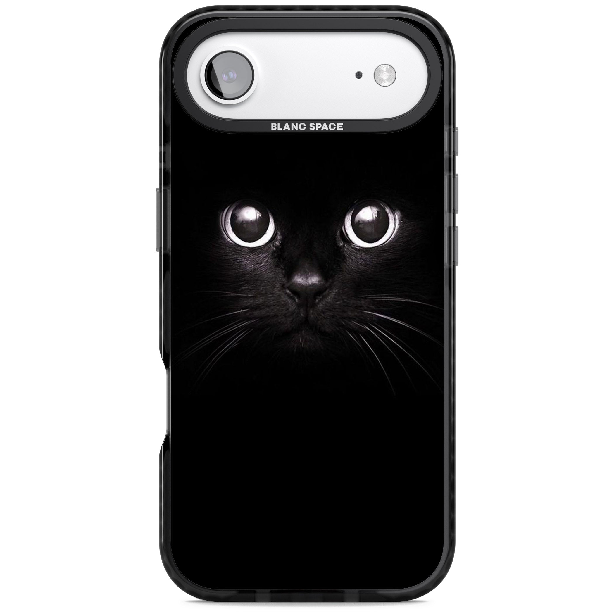 Black Cat iPhone 17 Air Impact Black Phone Case