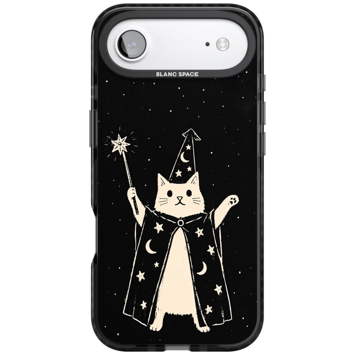 Whisker Wizard iPhone Air Impact Black Phone Case front