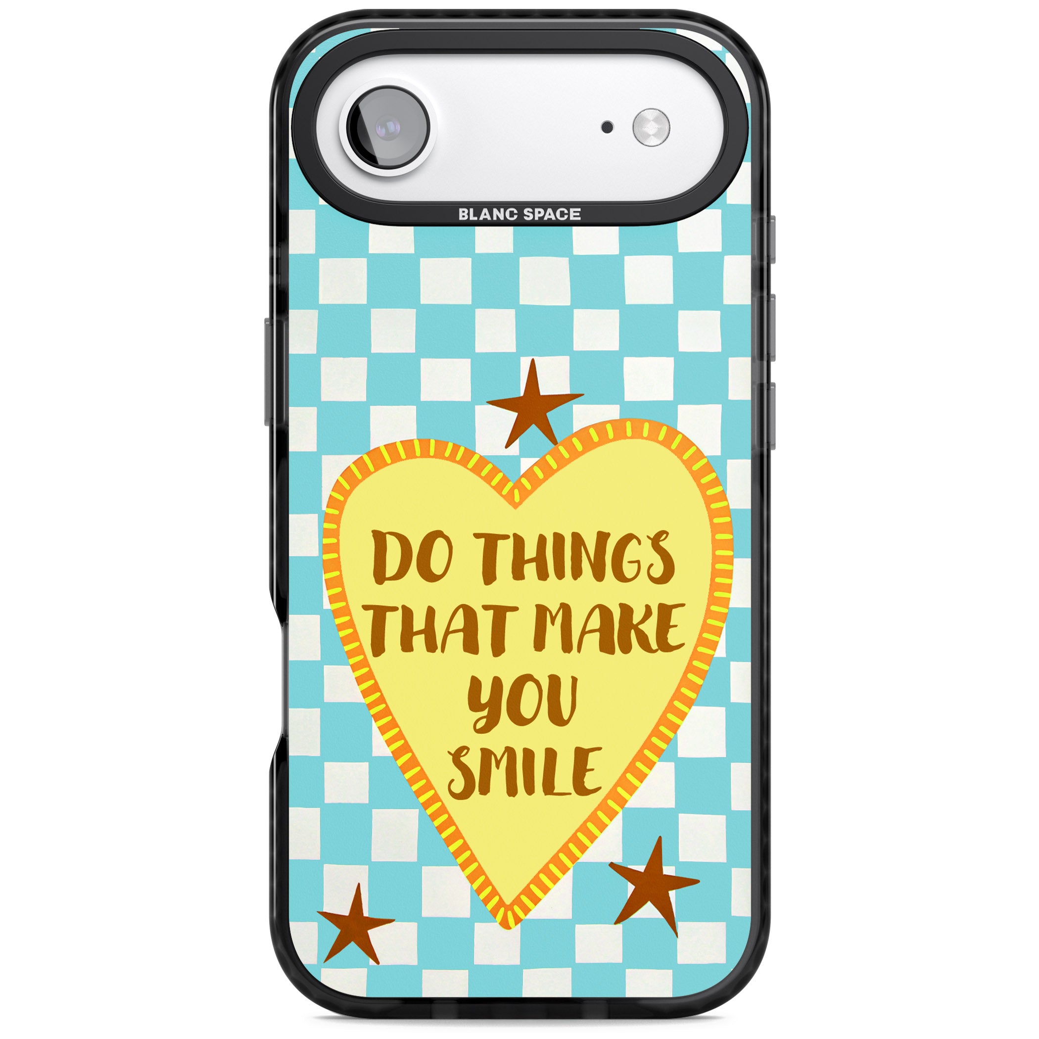 Do Things That Make You Smile iPhone 17 Air Impact Black Phone Case