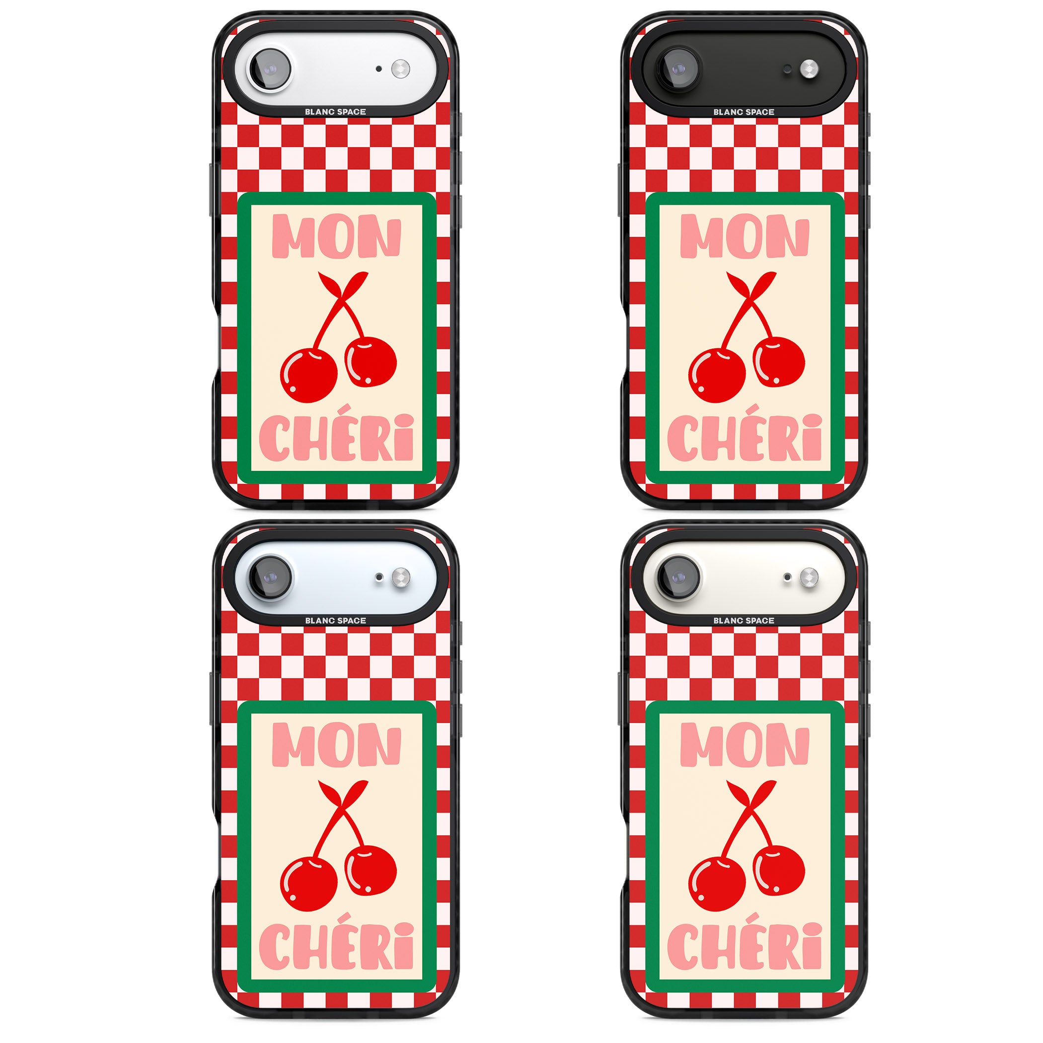 Mon Cheri iPhone 17 Air Impact Black Phone Case APT Impact Protection