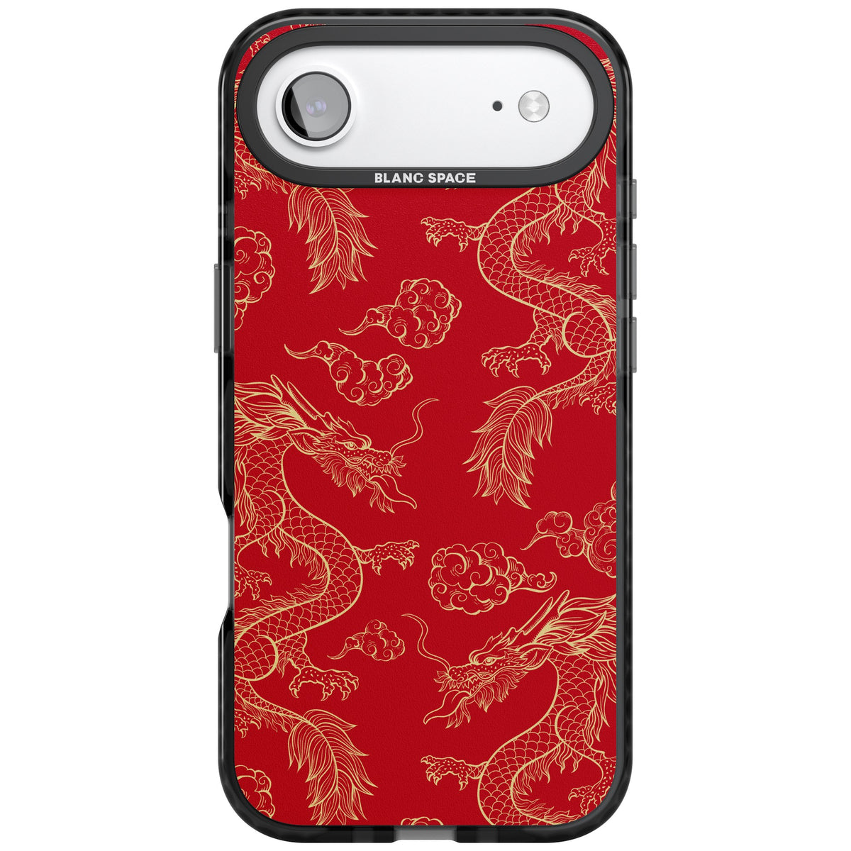 Crimson Dynasty iPhone Air Impact Black Phone Case front