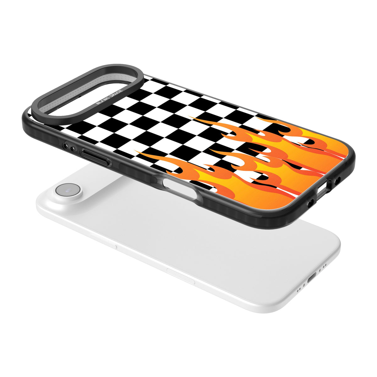 Hot Pursuit iPhone Air Impact Black Phone Case angled