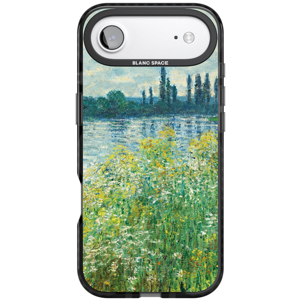 Banks Of The Seine By Claude Monet iPhone Air Impact Black Phone Case front