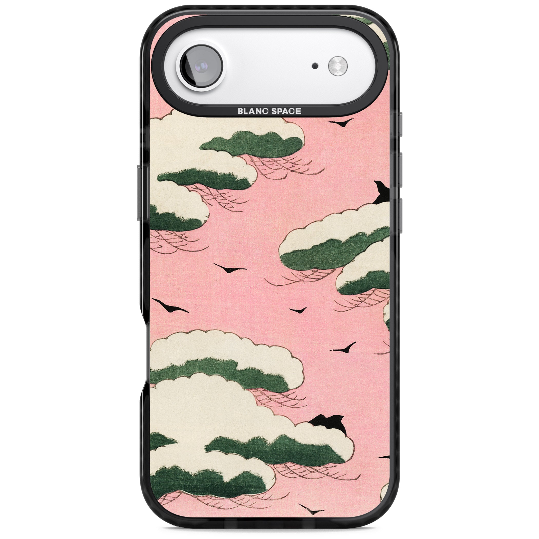 Japanese Pink Sky iPhone 17 Air Impact Black Phone Case