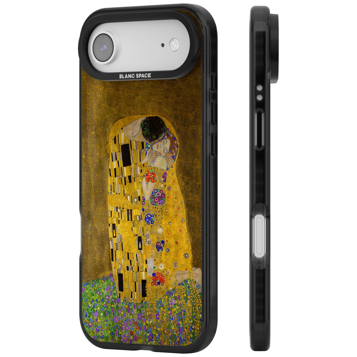 The Kiss iPhone Air Impact Black Phone Case side