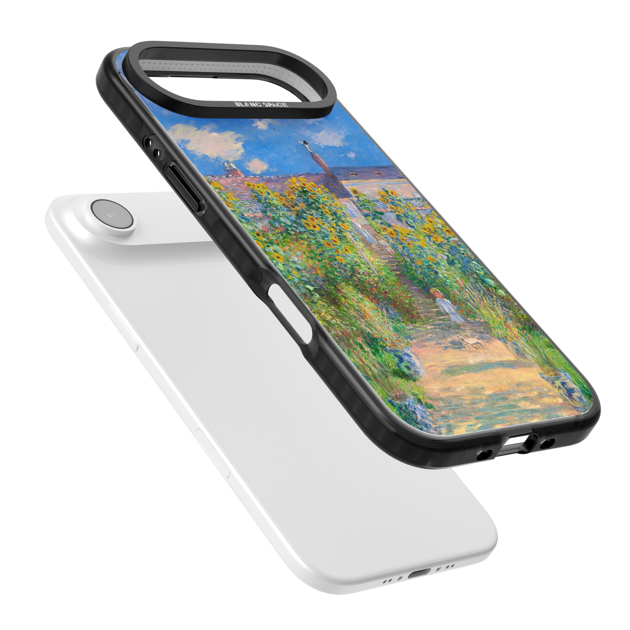 Garden at Vetheuil iPhone 17 Air Impact Black Phone Case Colours