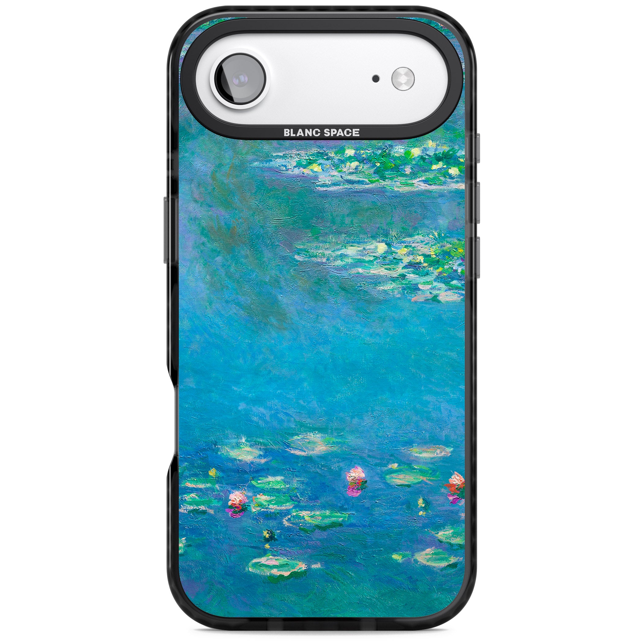 Water Lilies iPhone 17 Air Impact Black Phone Case