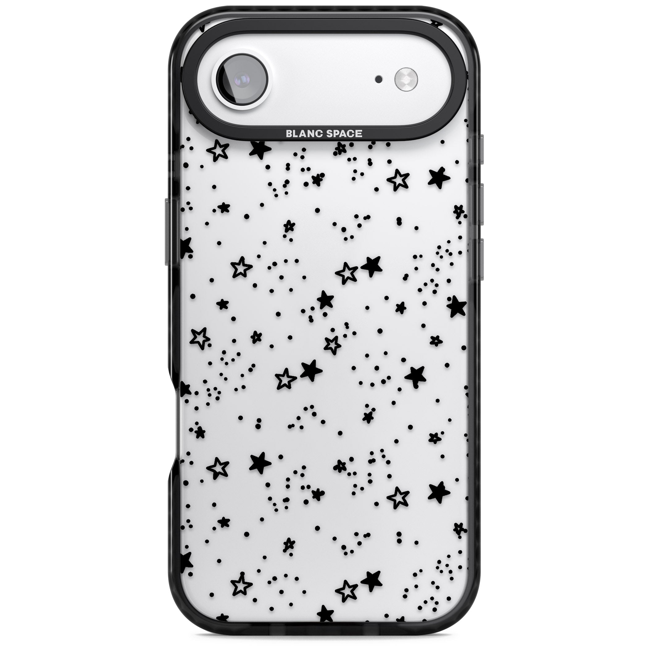 Midnight Stars iPhone 17 Air Impact Black Phone Case