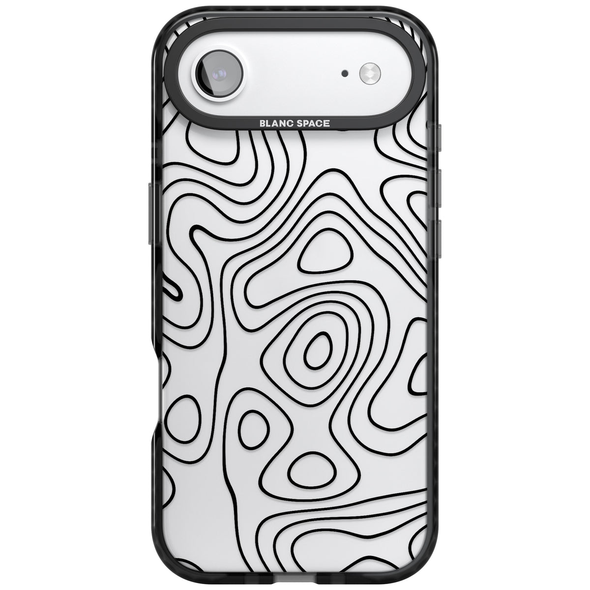Damascus Steel iPhone Air Impact Black Phone Case front