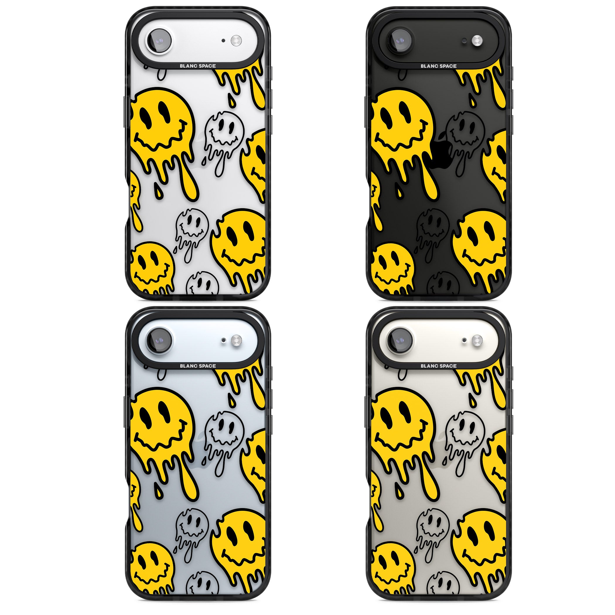 Face Melt iPhone 17 Air Impact Black Phone Case APT Impact Protection