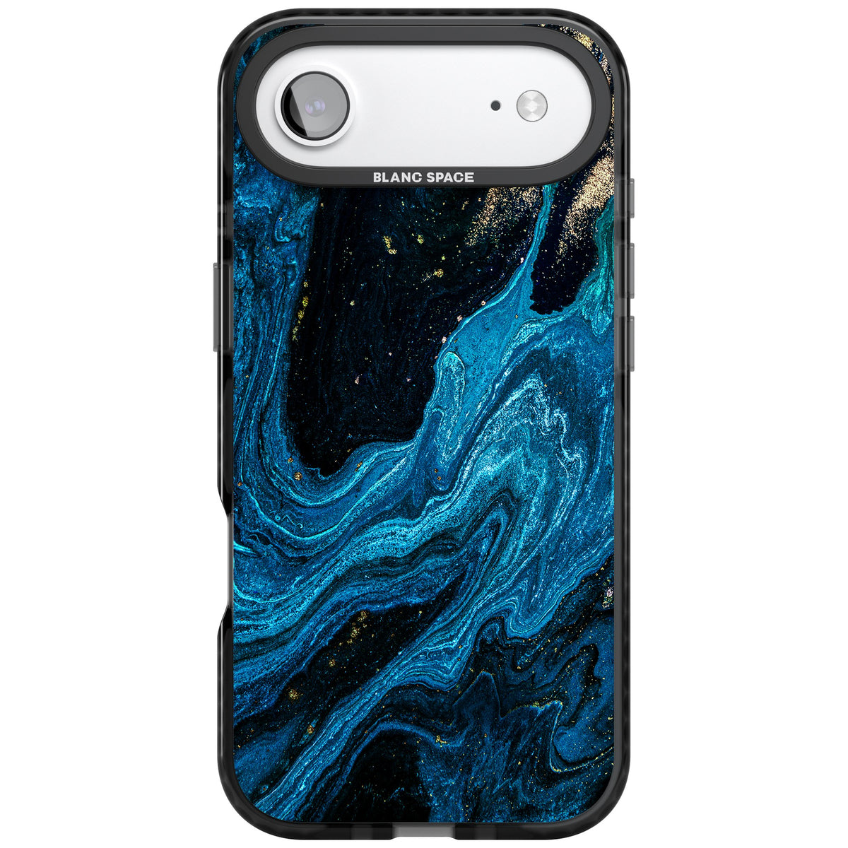 Saphire Lagoon iPhone Air Impact Black Phone Case front
