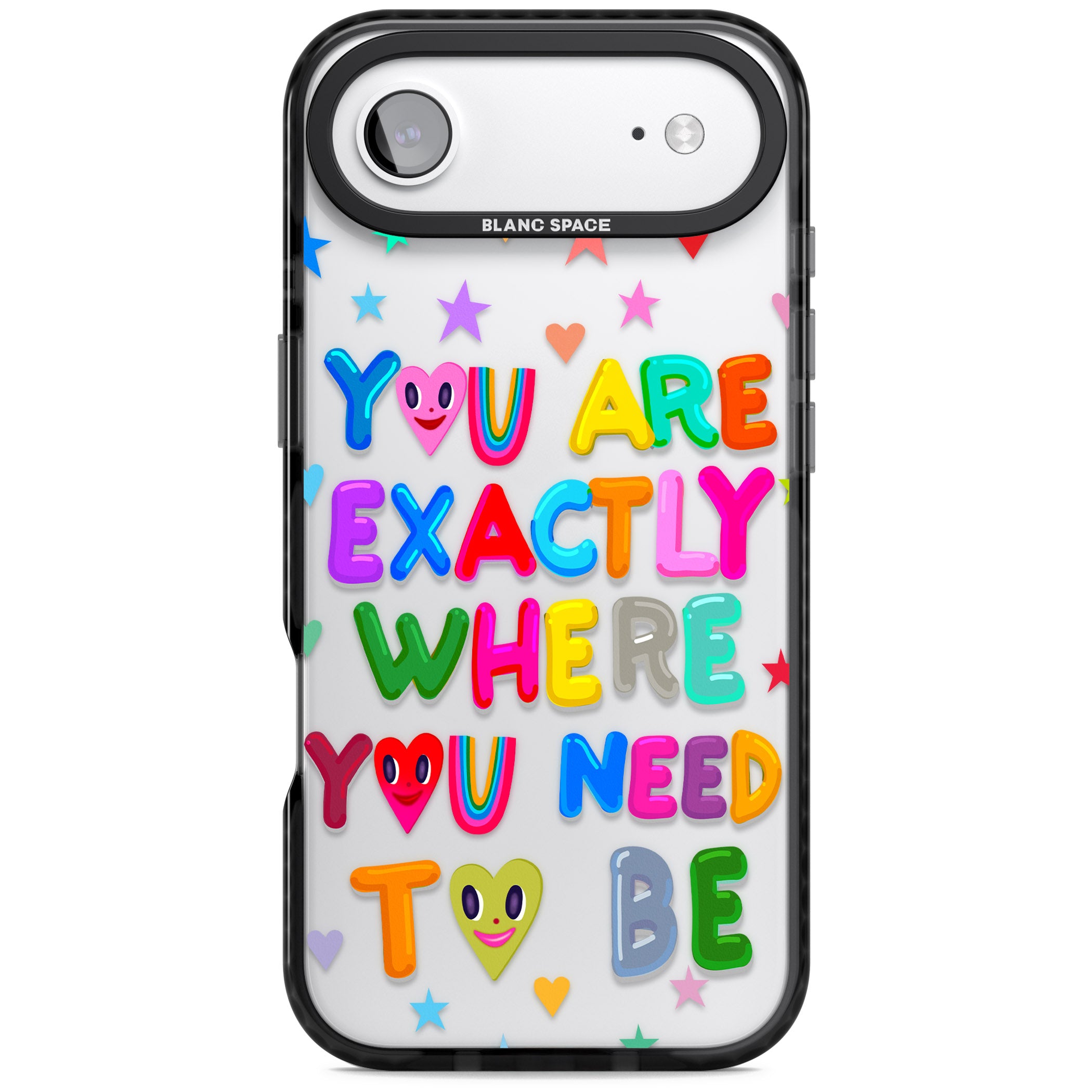 Exactly Where You Need To Be iPhone 17 Air Impact Black Phone Case