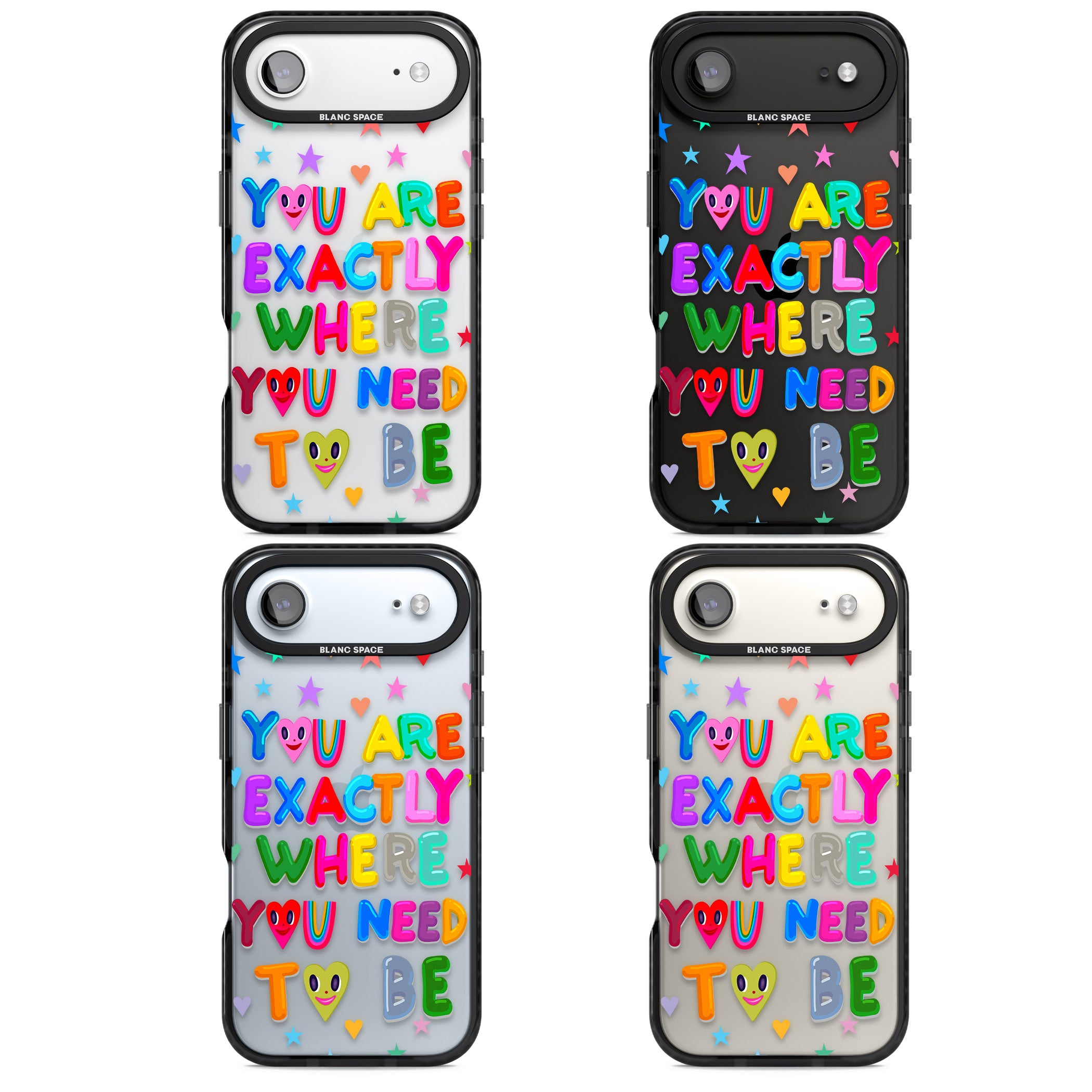 Exactly Where You Need To Be iPhone 17 Air Impact Black Phone Case APT Impact Protection