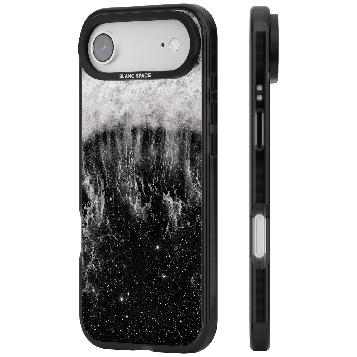 Deep Wave iPhone Air Impact Black Phone Case side