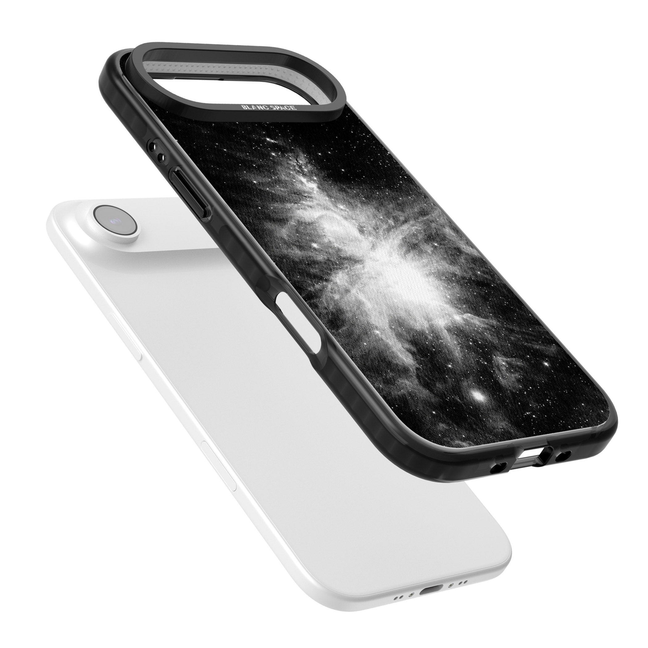 Galaxy Swirl iPhone 17 Air Impact Black Phone Case Colours