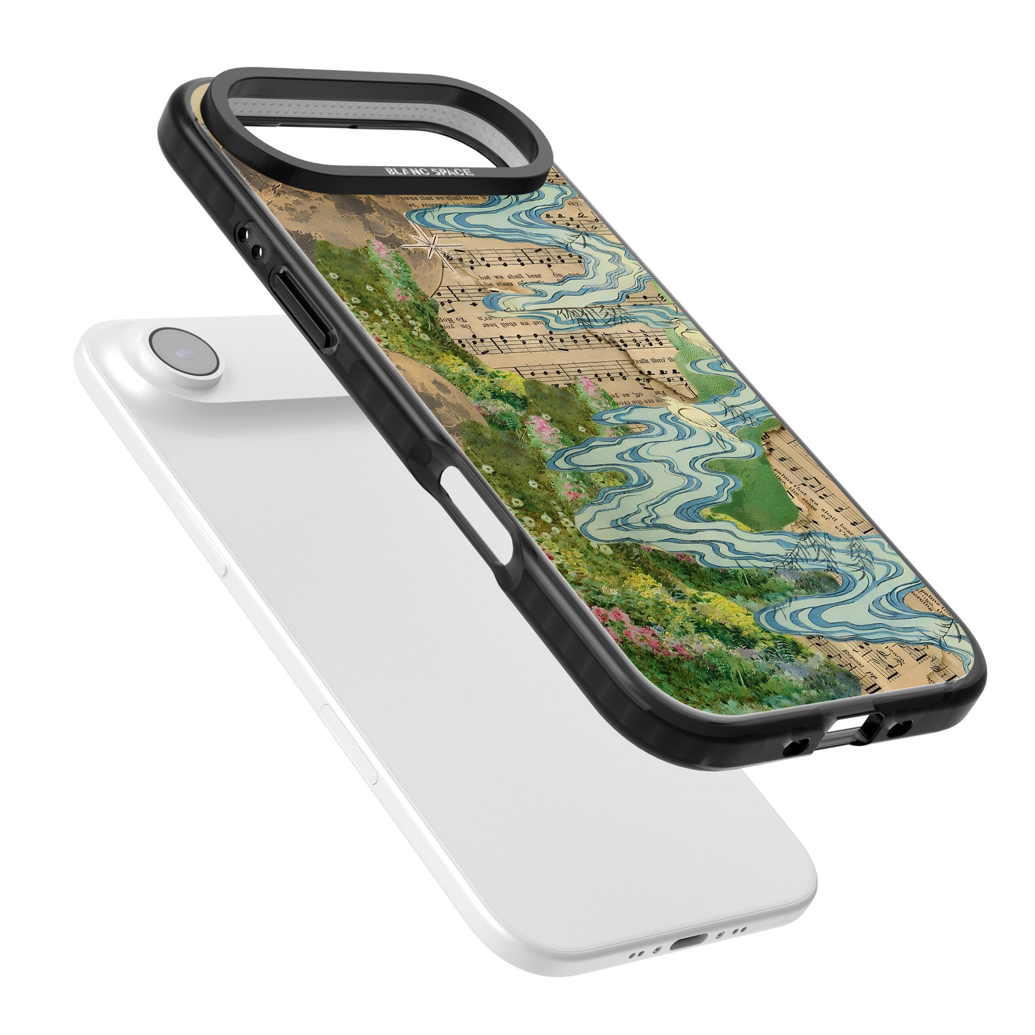 Musical River iPhone 17 Air Impact Black Phone Case Colours