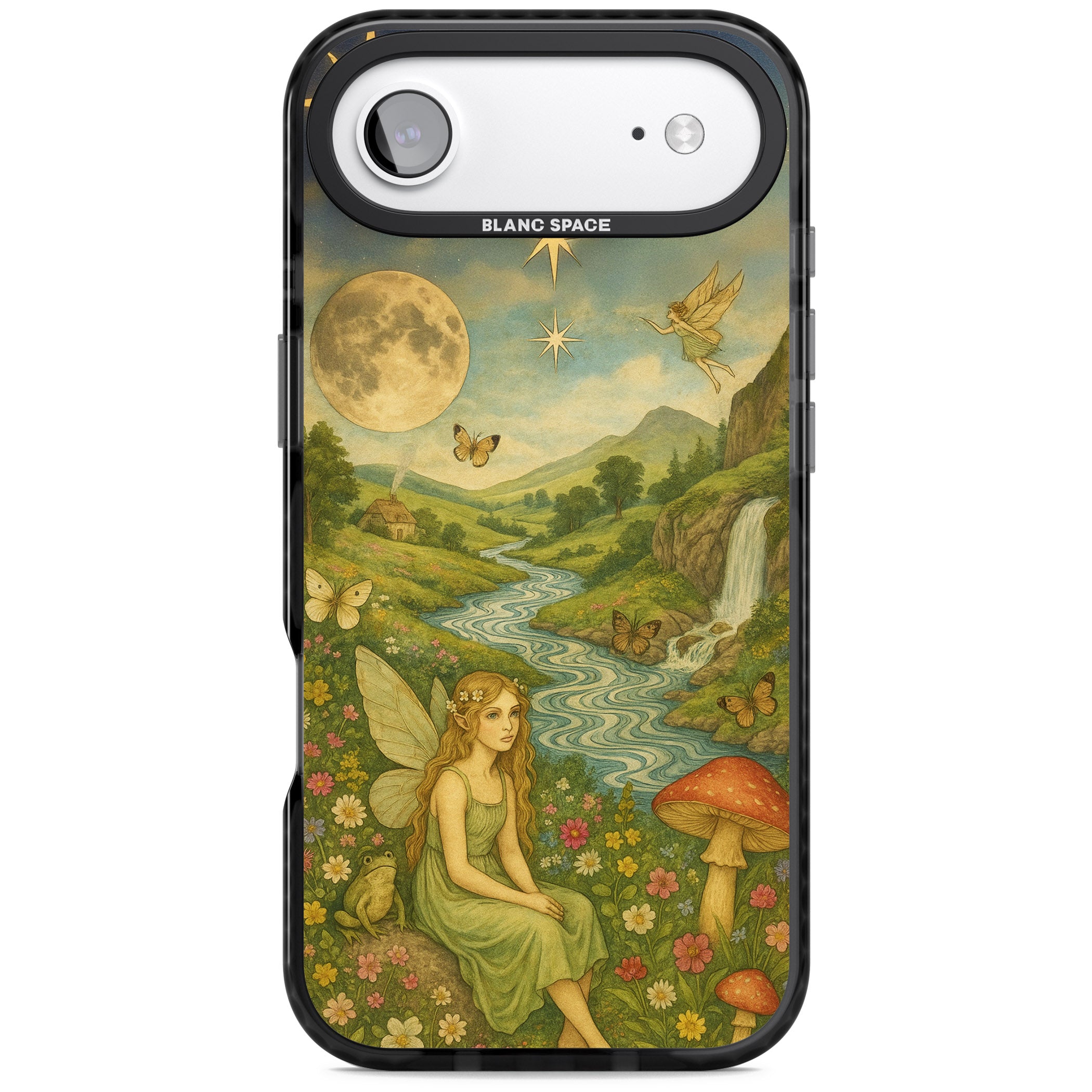 Nature Fairy iPhone 17 Air Impact Black Phone Case