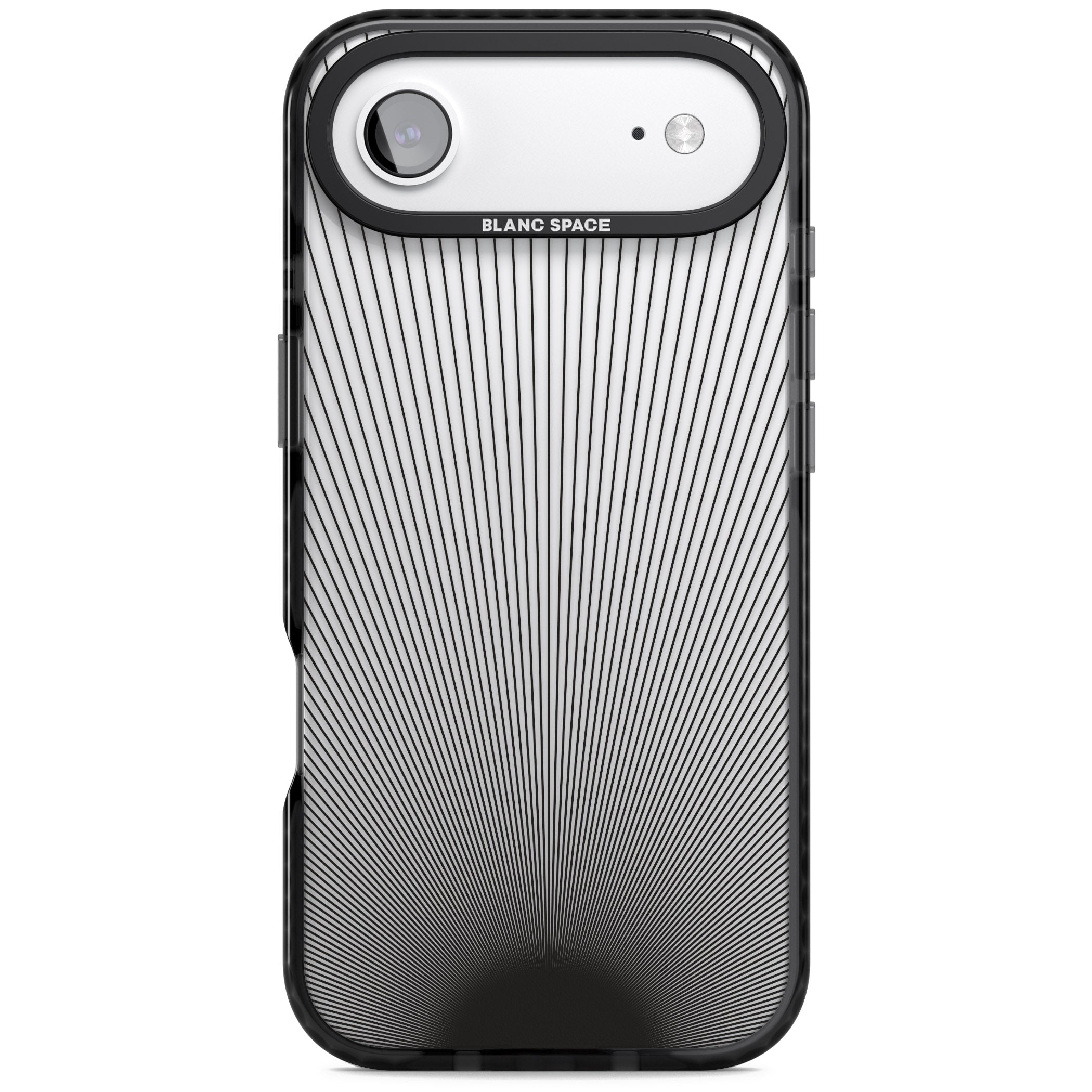 Linear Sunburst iPhone 17 Air Impact Black Phone Case